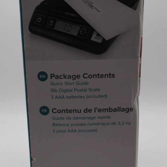 DYMO M5 Digital Postal Scale weight packages and letters up to 5 pounds #1023/24 - Picture 2 of 4